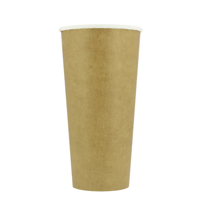 Kubki Papierowe ECO 22 Oz/660ml Kraft Ø9cm (1.000 Sztuk)