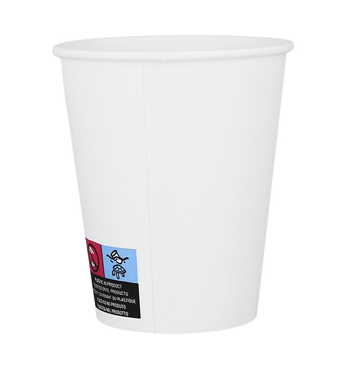 Kubki Papierowe ECO 8 Oz/240ml Białe Ø8cm (50 Sztuk) Kubki Papierowe ECO 8 Oz/240ml Białe Ø8cm (50 Sztuk)