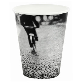 Kubki Papierowe 8 Oz/240ml "Parisian" Ø8,0cm (50 Sztuk)