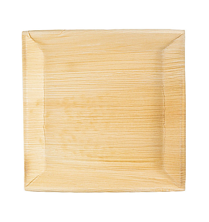 Talerz Kwadratowi Liści Palmowych 27x27cm (6 Sztuk) Talerz Kwadratowi Liści Palmowych 27x27cm (6 Sztuk)
