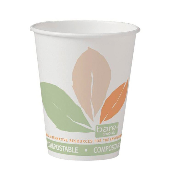 Kubki Papierowe PLA Bare 12 Oz/360ml Ø8,9cm (1.000 Sztuk) Kubki Papierowe PLA Bare 12 Oz/360ml Ø8,9cm (1.000 Sztuk)
