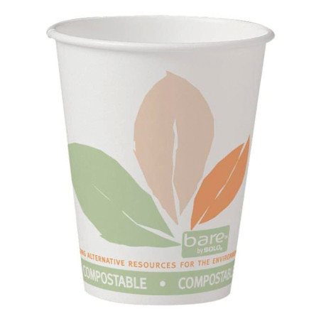 Kubki Papierowe PLA Bare 12 Oz/360ml Ø8,9cm (1.000 Sztuk)