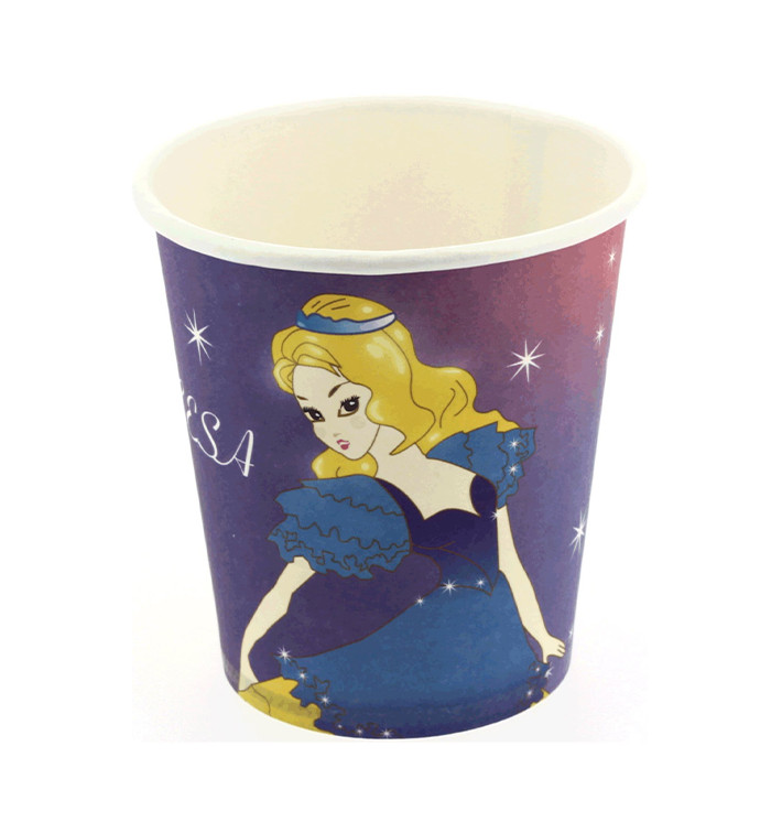 Vaso Carton Design Princesas 200ml (25 Units) 