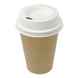Pokrywka z Otworem Włókno Moulowanie Białe Ø7cm (60 Sztuk)