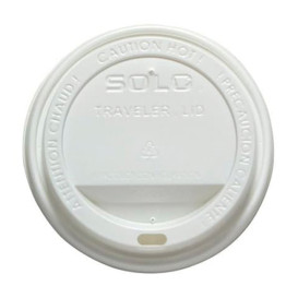 Wieczko z Otworem na Kubki Papierowe 10Oz/300ml Ø8,4cm (100 Sztuk)