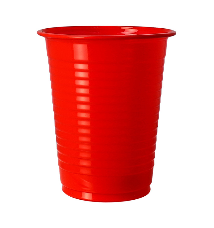 Kubki Skrobia Kukurydziana PLA Czerwerne 200ml (50 Sztuk) Kubki Skrobia Kukurydziana PLA Czerwerne 200ml (50 Sztuk)