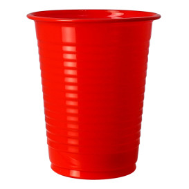 Kubki Skrobia Kukurydziana PLA Czerwerne 200ml (1500 Sztuk)