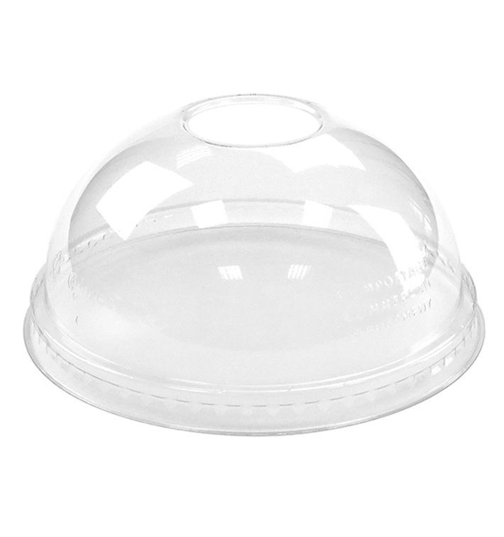 Dekiel do Kubka z Otworem PLA Kubki 265,355,590ml (100 Sztuk) Dekiel do Kubka z Otworem PLA Kubki 265,355,590ml (100 Sztuk)