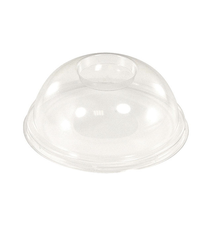 Dekiel do Kubka Zamknięte PLA Przezroczyste Ø9,5cm (100 Sztuk) Dekiel do Kubka Zamknięte PLA Przezroczyste Ø9,5cm (100 Sztuk)