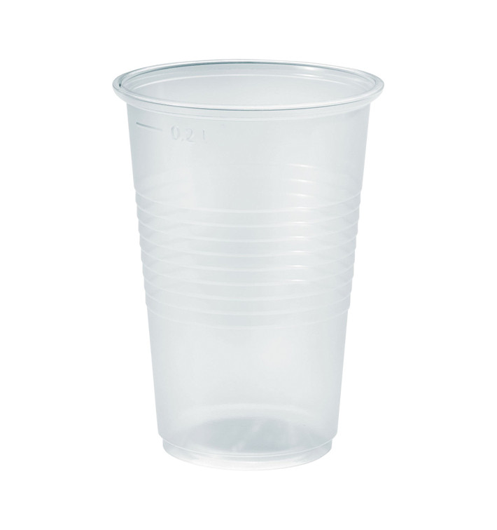 Kubki Plastikowe PP Przezroczyste 230ml Ø7,0cm (100 Sztuk) Kubki Plastikowe PP Przezroczyste 230ml Ø7,0cm (100 Sztuk)