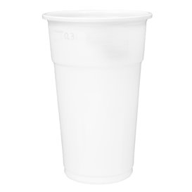 Kubki Plastikowe PP Przezroczyste 300ml Ø7,7cm (50 Sztuk)