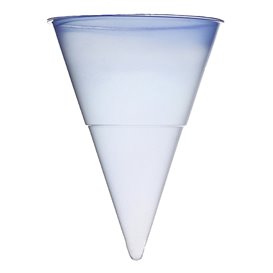 Kubki Plastikowe Stożkowe PP Niebieski 115 ml na Wodę (200 Sztuk)