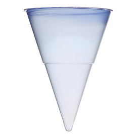 Kubki Stożkowe Plastikowe PP Niebieski 115 ml na Wodę (1.000 Sztuk)