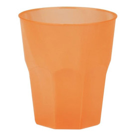 Kubki Plastikowe "Frost" Orange PP 270ml (20 Sztuk)