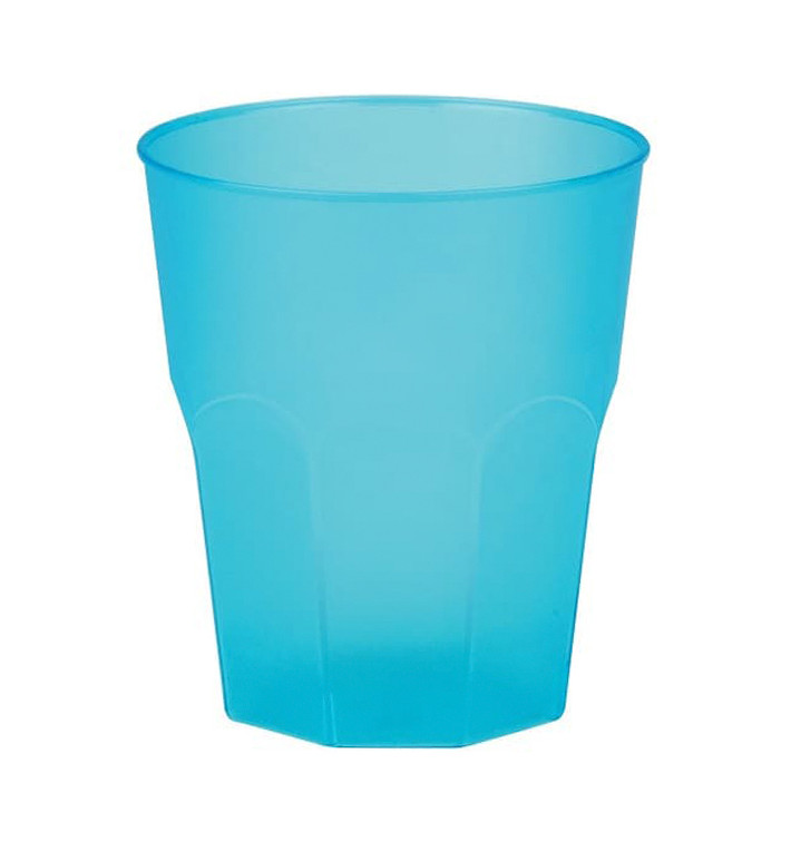 Kubki Plastikowe "Frost" Turkusowe PP 270ml (420 Sztuk) Kubki Plastikowe "Frost" Turkusowe PP 270ml (420 Sztuk)