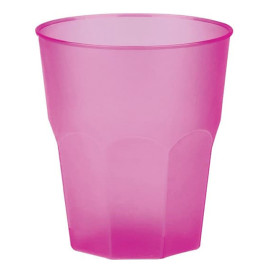 Kubki Plastikowe "Frost" Fuchsia PP 270ml (20 Sztuk)