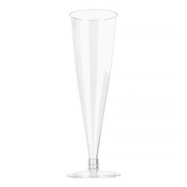 Kieliszki Plastikowe do Wina Musującego Przezroczyste 150ml 2P (432 Sztuk)