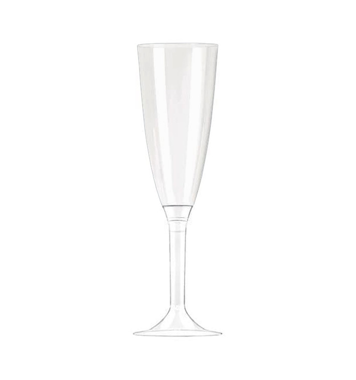 Kieliszki Plastikowe do Wina Musującego Przezroczyste 100ml (100 Sztuk) Kieliszki Plastikowe do Wina Musującego Przezroczyste 100ml (100 Sztuk)