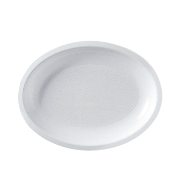 Tacki Owal Białe Round PP 255x190mm (600 Sztuk) Tacki Owal Białe Round PP 255x190mm (600 Sztuk)