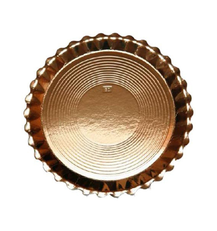 Talerz Papierowe Okrągłe Złote Wenus 300 mm (50 Sztuk) Talerz Papierowe Okrągłe Złote Wenus 300 mm (50 Sztuk)