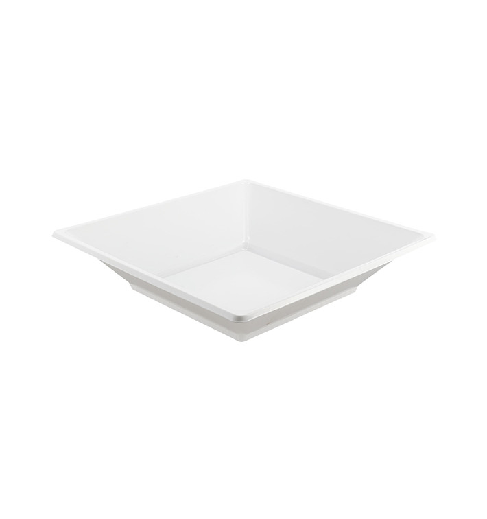 Talerz Plastikowe Głębokie Kwadratowi Białe 170mm (6 Sztuk) Talerz Plastikowe Głębokie Kwadratowi Białe 170mm (6 Sztuk)