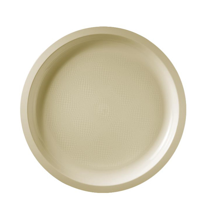 Talerz Plastikowe Kremowy Round PP Ø290mm (25 Sztuk) Talerz Plastikowe Kremowy Round PP Ø290mm (25 Sztuk)