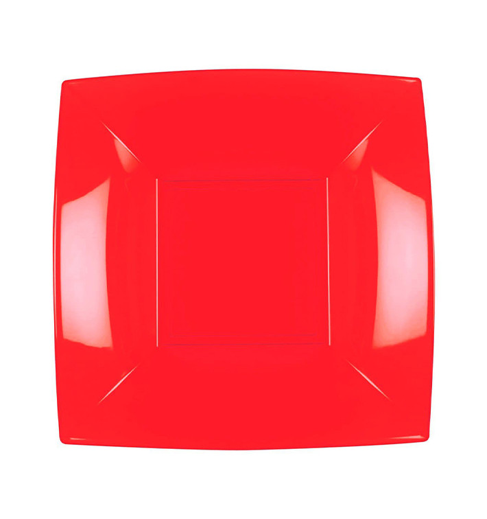 Talerz Plastikowe Głębokie Czerwerne Nice PP 180mm (300 Sztuk) Talerz Plastikowe Głębokie Czerwerne Nice PP 180mm (300 Sztuk)