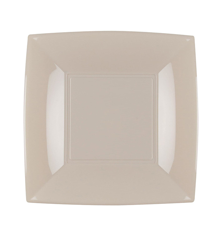 Talerz Plastikowe Płaski Beżowy Nice PP 180mm (300 Sztuk) Talerz Plastikowe Płaski Beżowy Nice PP 180mm (300 Sztuk)