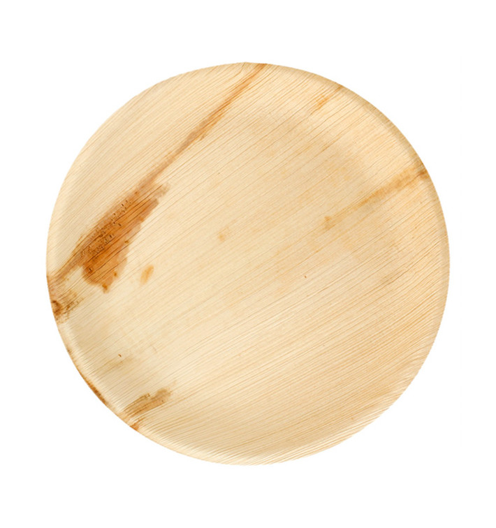 Talerz Okrągłe Liści Palmowych 23,0 cm (25 Sztuk) Talerz Okrągłe Liści Palmowych 23,0 cm (25 Sztuk)