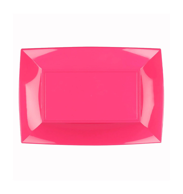 Tacki Plastikowe Fuchsia Nice PP 280x190mm (12 Sztuk) Tacki Plastikowe Fuchsia Nice PP 280x190mm (12 Sztuk)