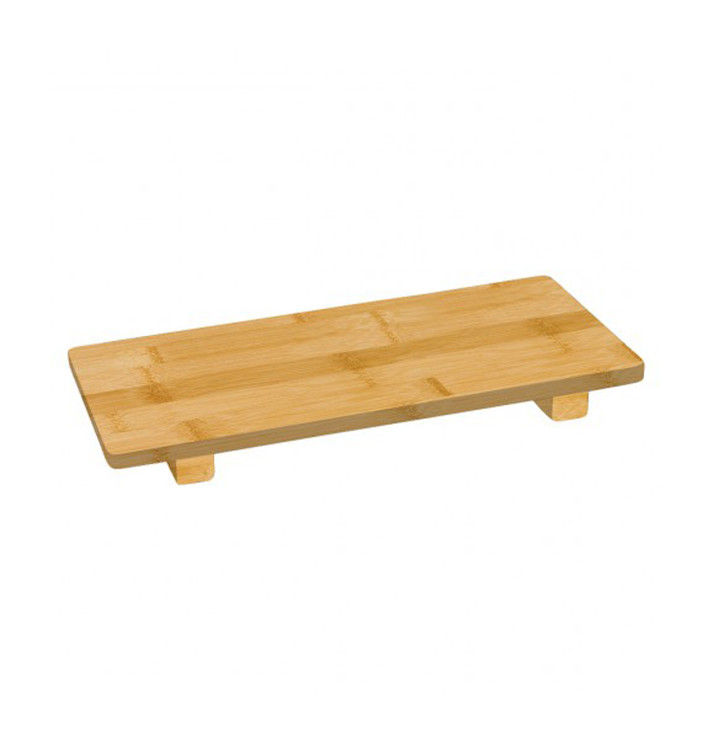 Tacki Finger Food Bambusowe - Opakowanie na wynos na Sushi 50x23x2,5cm (10 Sztuk) Tacki Finger Food Bambusowe - Opakowanie na wynos na Sushi 50x23x2,5cm (10 Sztuk)