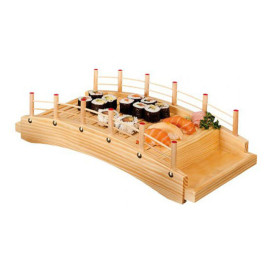 Tacki Puente na Sushi Drewniane 43x21,5x12,5cm (10 Sztuk)