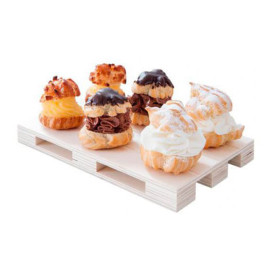 Tacki Finger Food Mini Palety Drewniane 13x8x2cm (40 Sztuk)