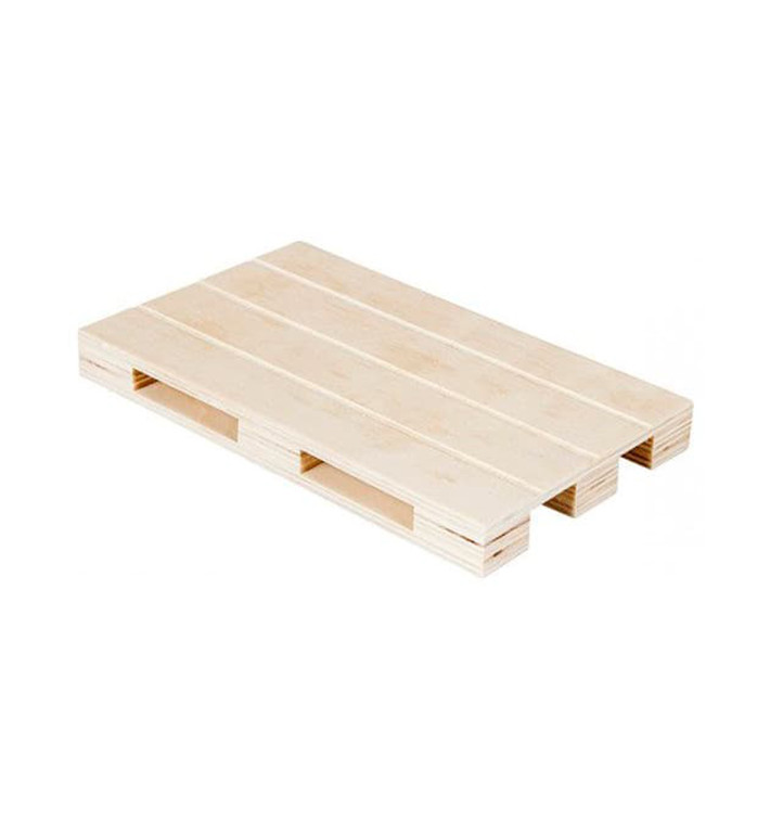 Tacki Finger Food Mini Palety Drewniane 30x20x2cm (20 Sztuk) Tacki Finger Food Mini Palety Drewniane 30x20x2cm (20 Sztuk)