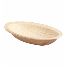 Mini Miski Owal Liści Palmowych 9x6x1,5cm (25 Sztuk)