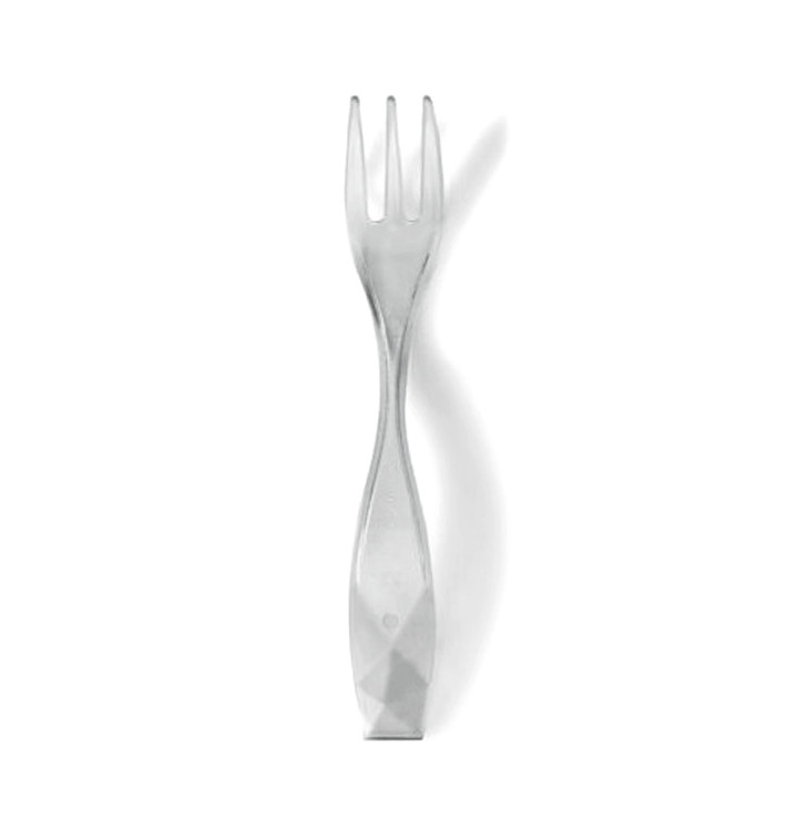 Mini Widelczyki do Degustacji "Charme" Przezroczyste 10cm (600 Sztuk) Mini Widelczyki do Degustacji "Charme" Przezroczyste 10cm (600 Sztuk)