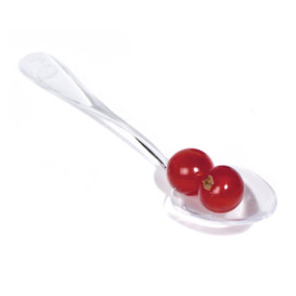 Łyżeczki do Degustacji Przezroczyste w Pudełku 10cm (100 Sztuk)