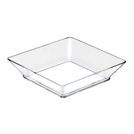 Tasting Plastic Plate PS "Small size" Clear 45 ml (25 Units)