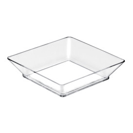 Tasting Plastic Plate PS "Small size" Clear 45 ml (25 Units)