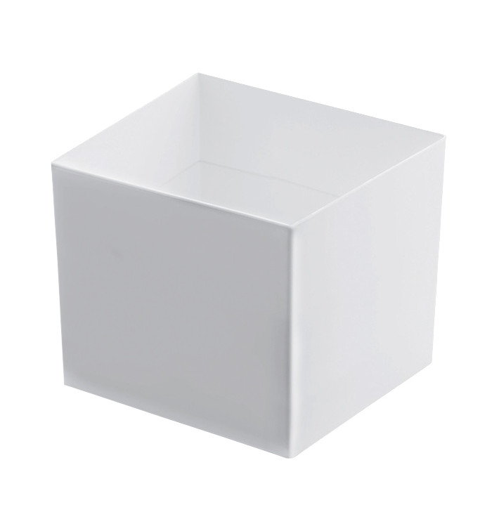 Tasting Plastic Bowl PS "Cube" White 60 ml (240 Units)