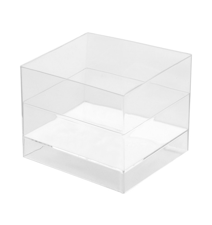 Tasting Plastic Bowl PS "Cube" Clear 60 ml (15 Units) Tasting Plastic Bowl PS "Cube" Clear 60 ml (15 Units)
