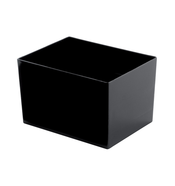 Tasting Plastic Bowl PS Dessert Black 60 ml (15 Units) Tasting Plastic Bowl PS Dessert Black 60 ml (15 Units)