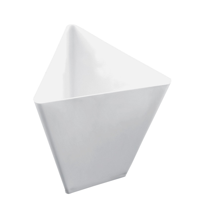 Tasting Plastic Bowl PS Triangle shape White 70 ml (25 Units) Tasting Plastic Bowl PS Triangle shape White 70 ml (25 Units)