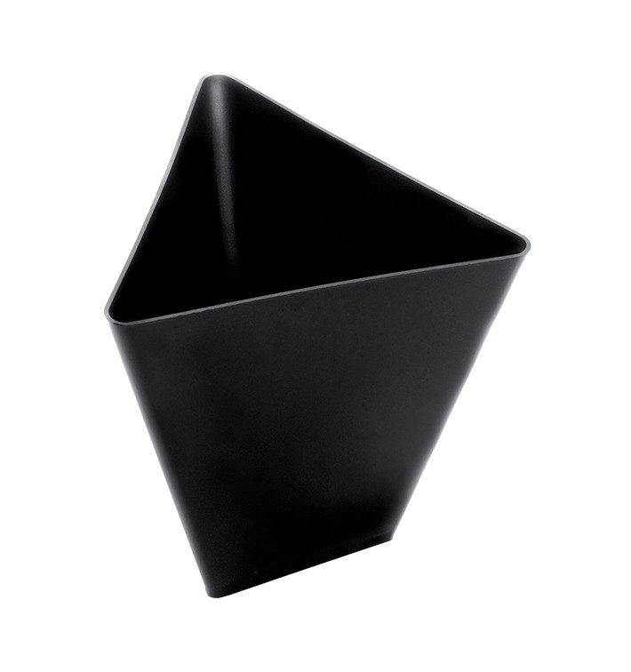 Tasting Plastic Bowl PS Triangle shape Black 70 ml (500 Units) Tasting Plastic Bowl PS Triangle shape Black 70 ml (500 Units)