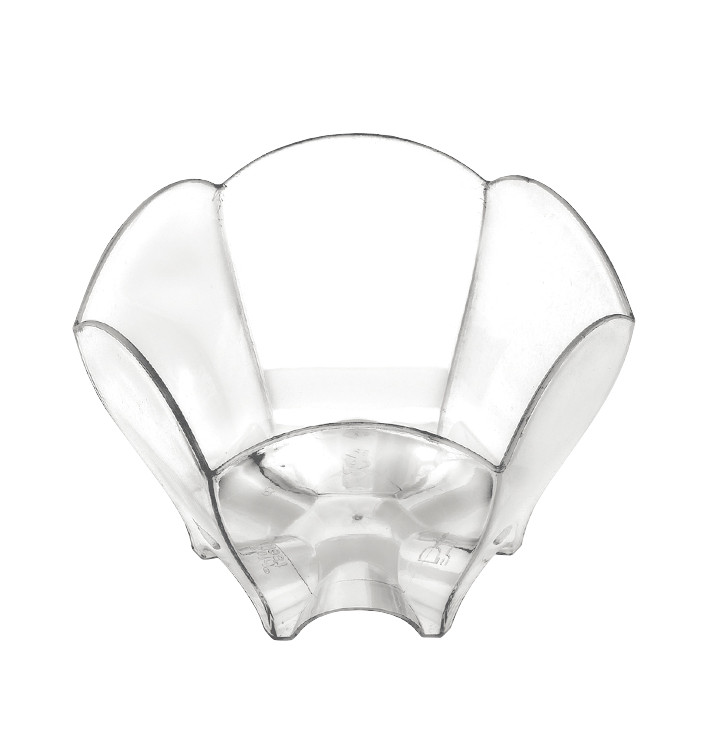 Tasting Plastic Bowl PS "Tulip" Clear 70 ml (25 Units) Tasting Plastic Bowl PS "Tulip" Clear 70 ml (25 Units)