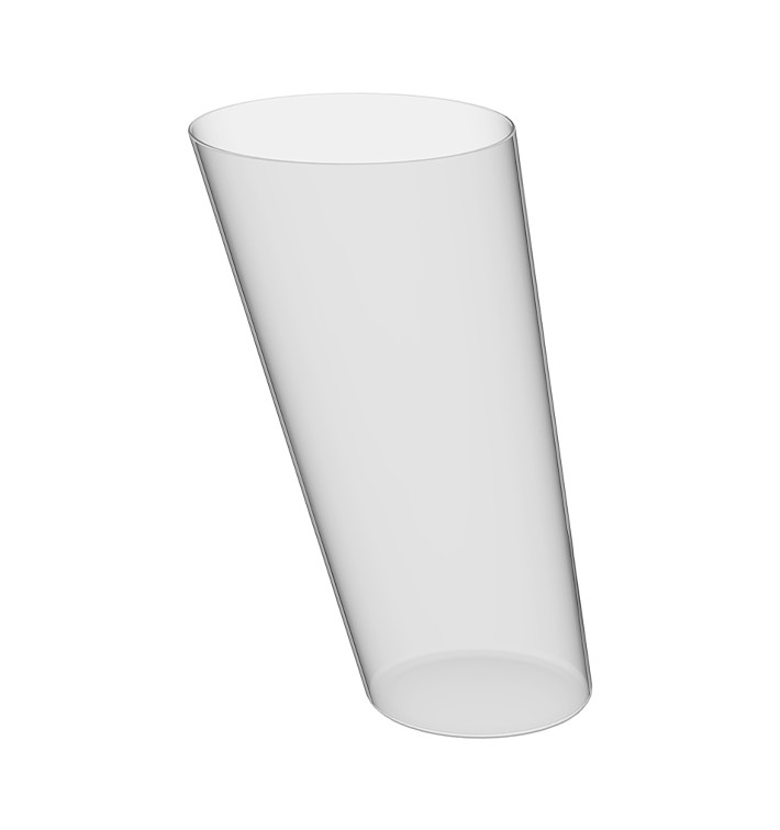 Plastic Serving Cone PS Clear 75 ml (120 Units) Plastic Serving Cone PS Clear 75 ml (120 Units)