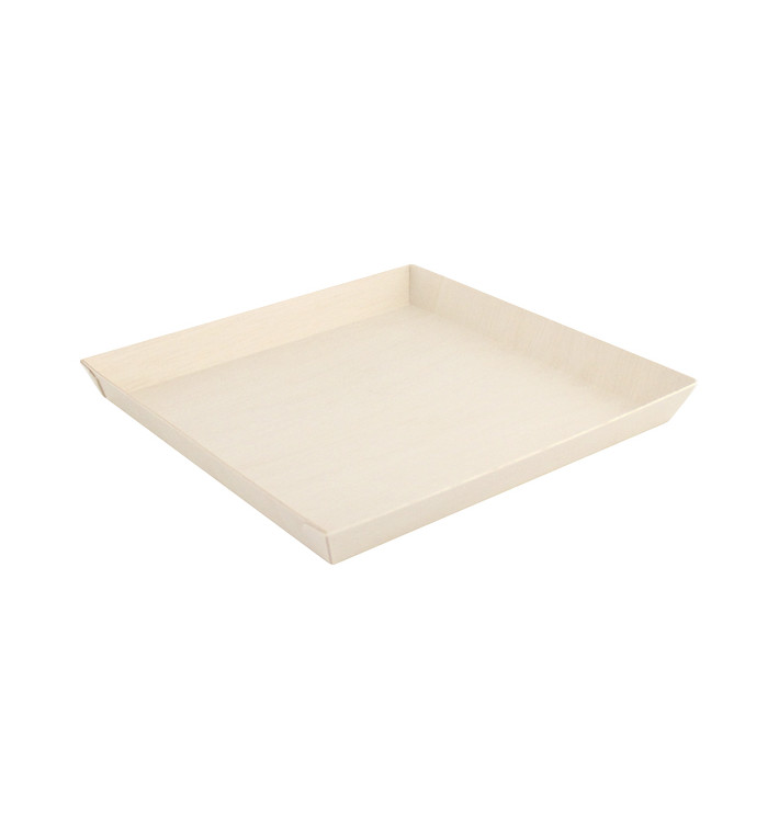 Talerz Drewniane Kwadratowi 23x23x2,5cm 1250ml (25 Sztuk) Talerz Drewniane Kwadratowi 23x23x2,5cm 1250ml (25 Sztuk)