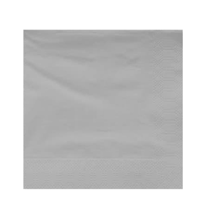 Serwetki Papierowe Ozdobne 20x20cm 2C Szare (100 Sztuk) Serwetki Papierowe Ozdobne 20x20cm 2C Szare (100 Sztuk)