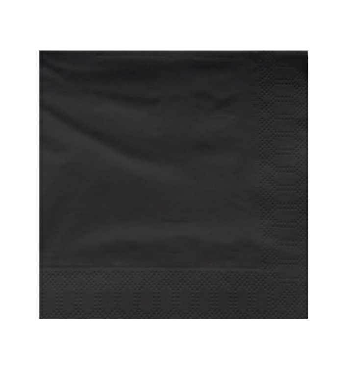 Serwetki Papierowe Ozdobne 25x25cm 2C Czarny (200 Sztuk) Serwetki Papierowe Ozdobne 25x25cm 2C Czarny (200 Sztuk)