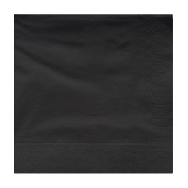 Serwetki Papierowe Ozdobne 25x25cm 2C Czarny (3.400 Sztuk)